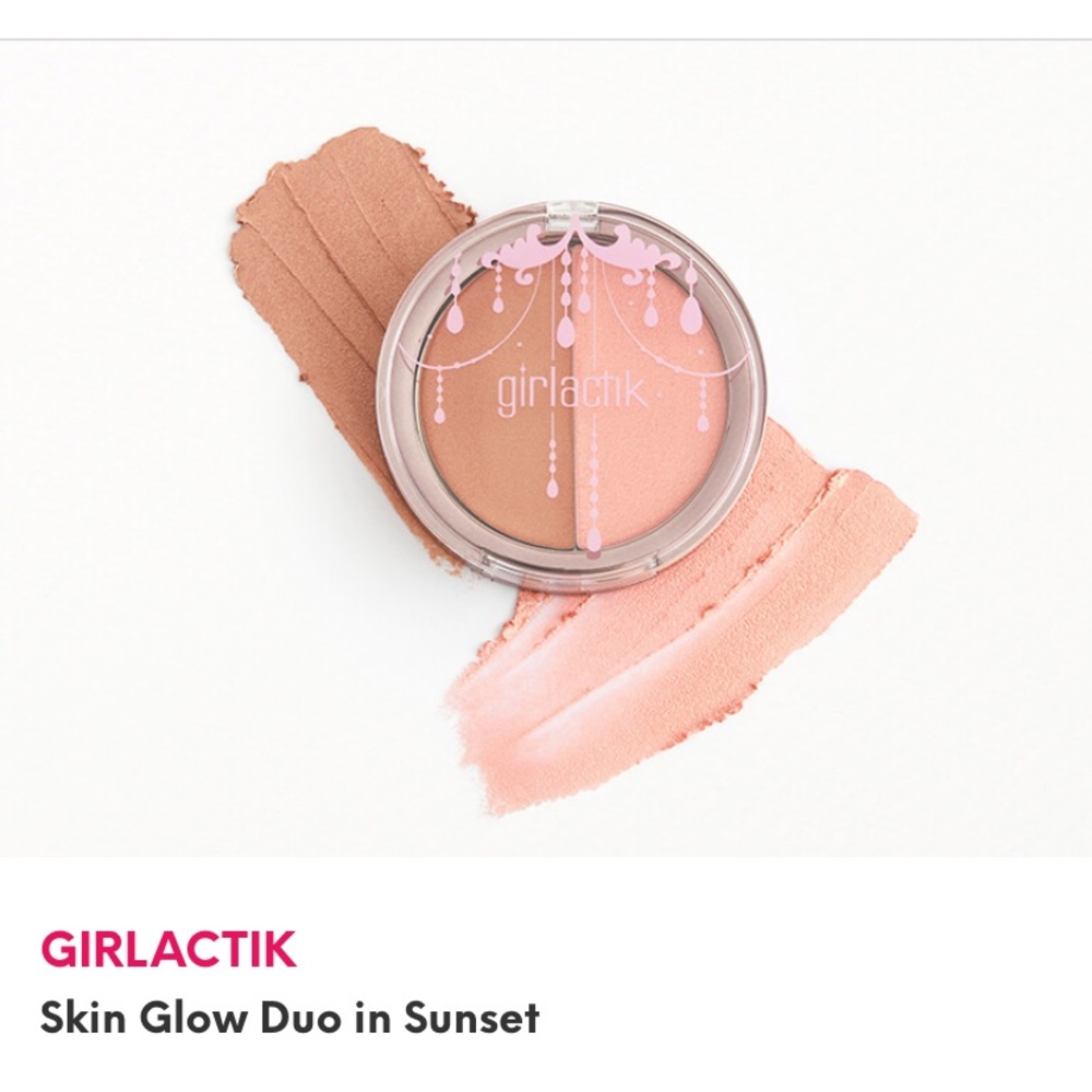 Girlactik Skin Glow Duo Highlighter in Sunset New